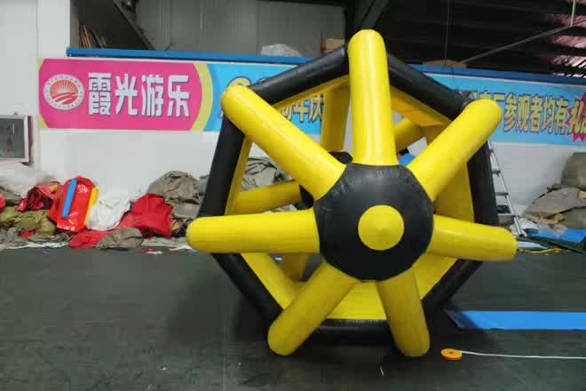 肃南充气水上滚筒球